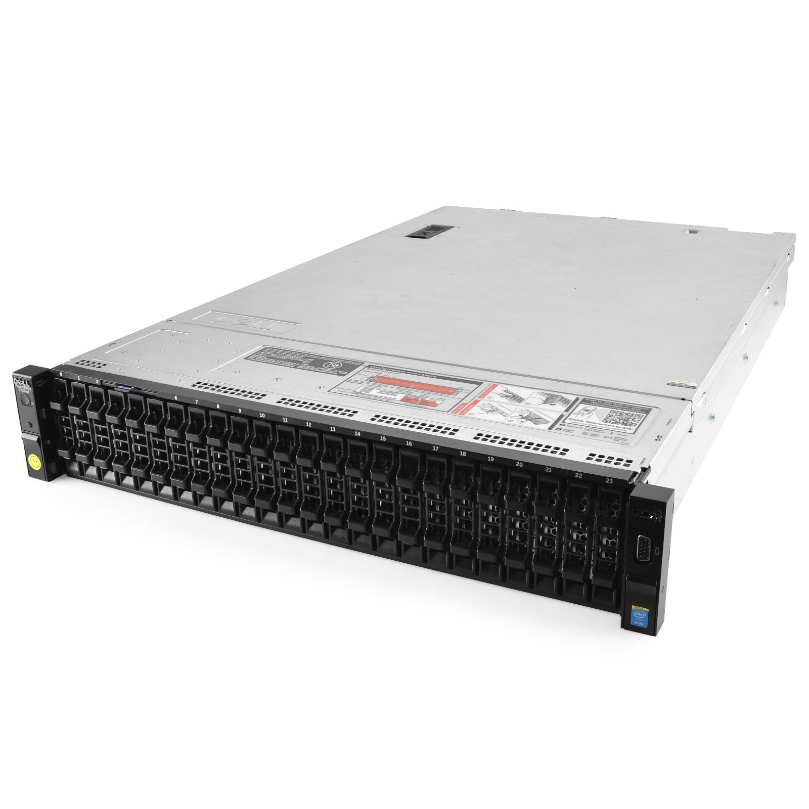 Dell PowerEdge R730xd Server 24B SFF 2.40Ghz 20-Core 128GB RAM + 240GB SATA SSDs