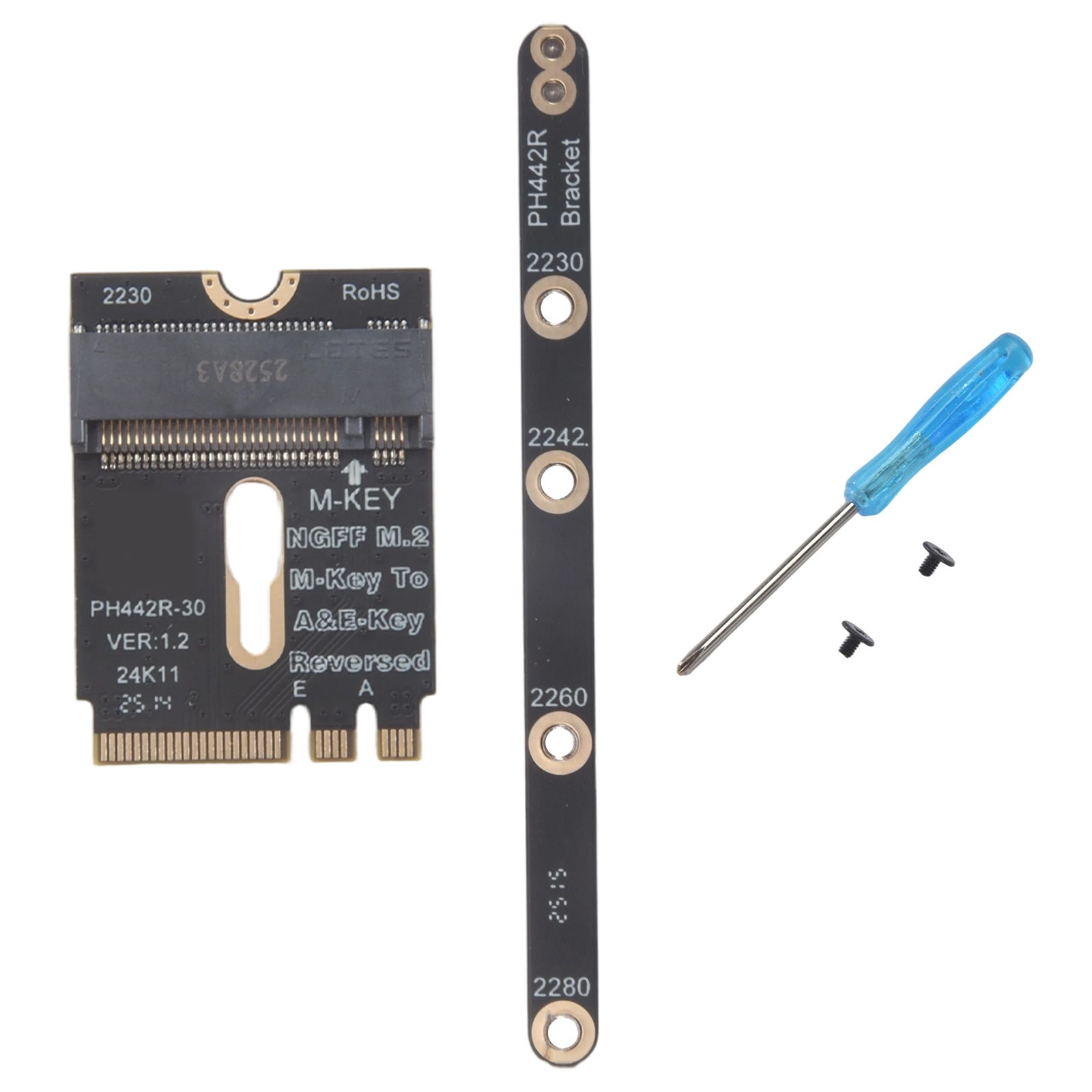 M.2 Wifi Adapter M.2 Wifi to Nvme SSD Adapter PCIe4.0 to M2 NGFF Key A+E8592