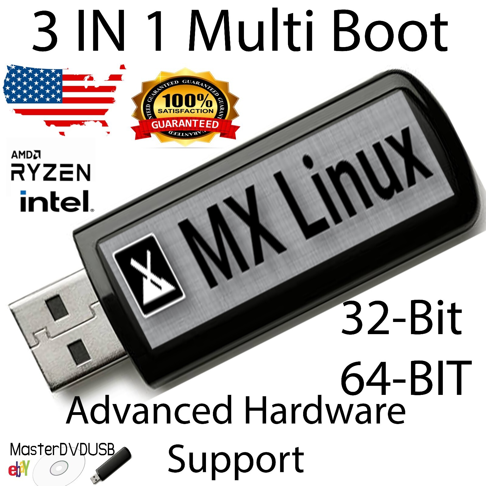 LINUX MX 21.3 – 32 bit – 64 bit – Advanced Hardware Support – Multi-Boot 3 in 1