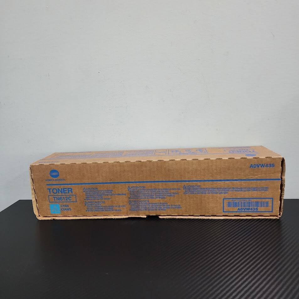 Konica Minolta TN612C A0VW435 Cyan Toner Cartridge