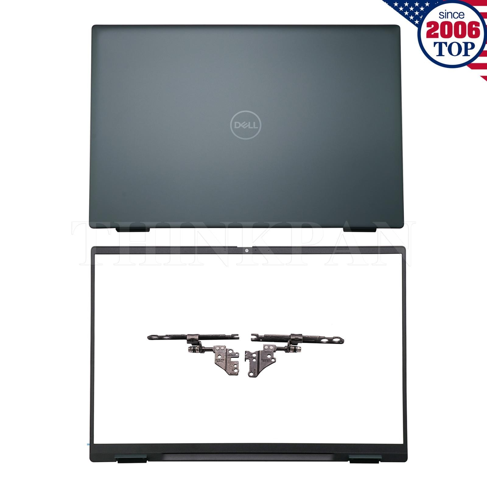 New Dell Inspiron 16 Plus 7620 LCD Back Cover+Bezel+Hinges 0K9G5V Blue US