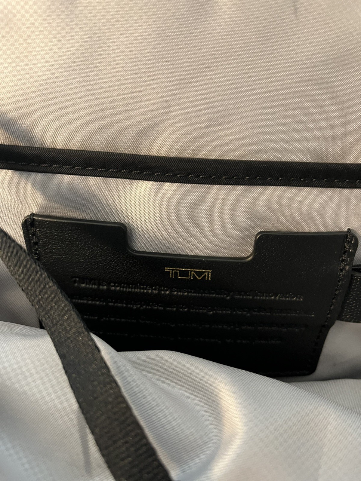TUMI – Voyageur Halsey Backpack – Travel One Size, Black & Gold Hardware