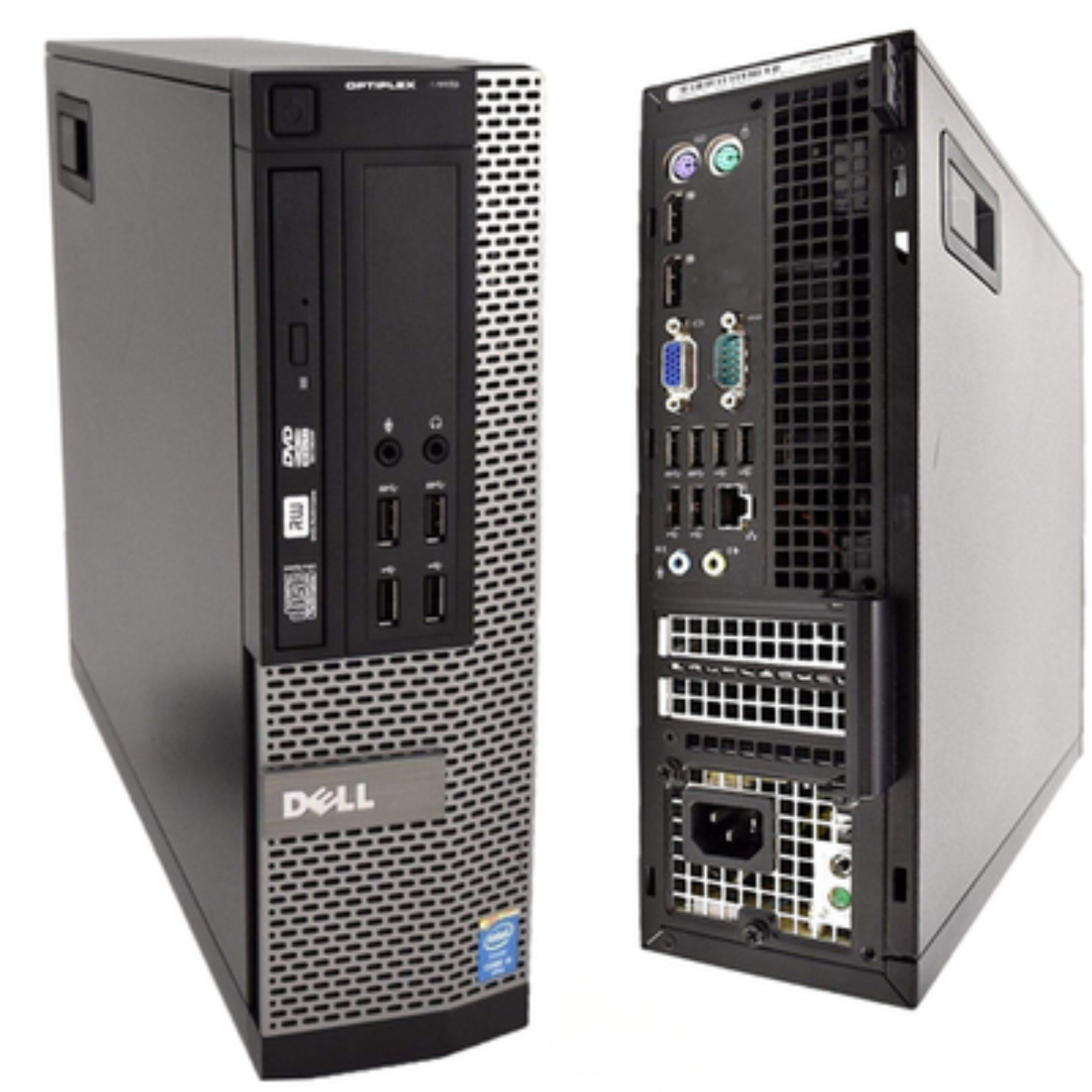 Dell OptiPlex SFF Desktop PC Core i7 32GB 1TB SSD PC w/ 24 Inch Monitor WiFi