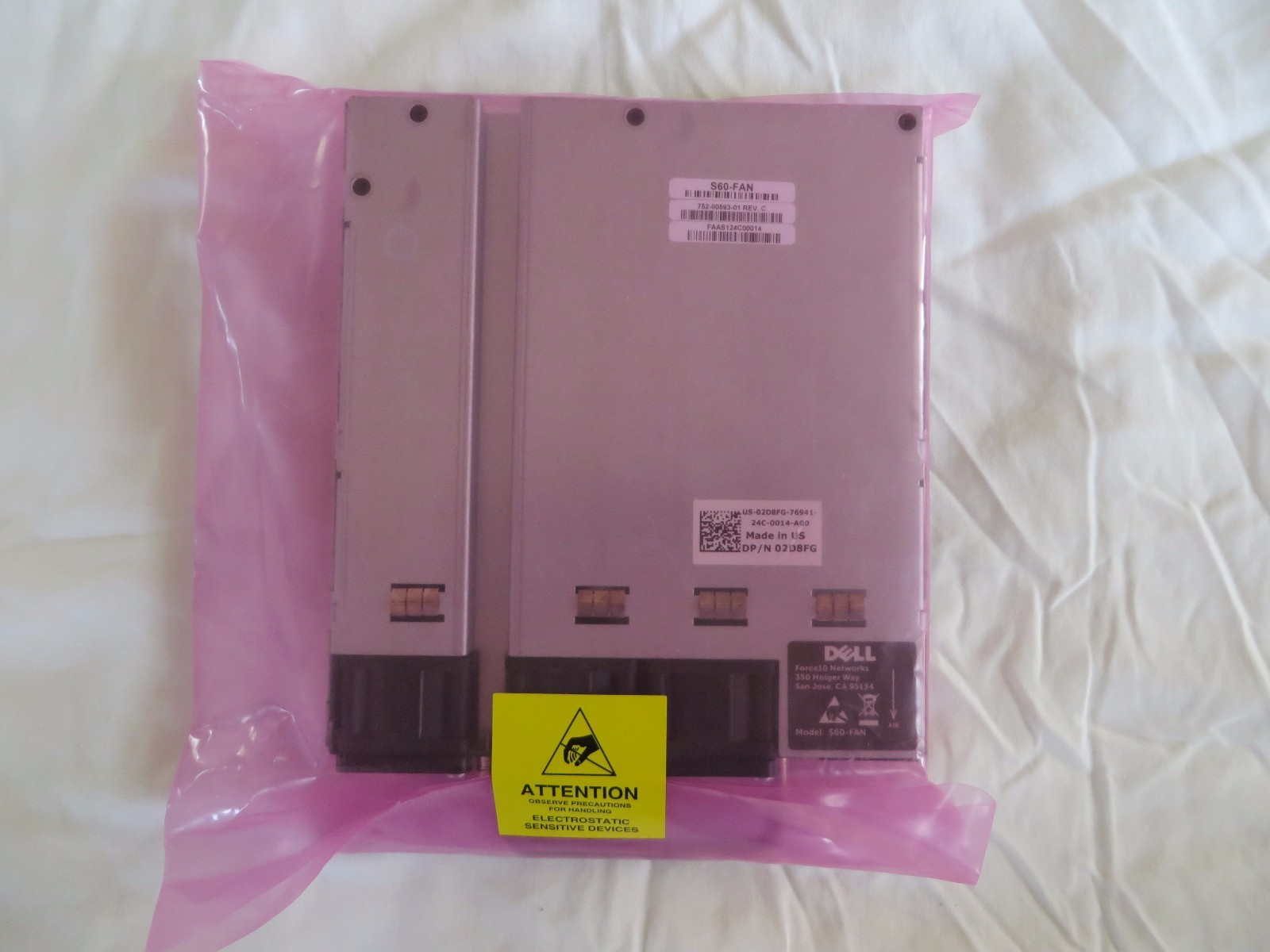 Dell Force10 S60-FAN 02D8FG NEW IN SEALED PACKAGE