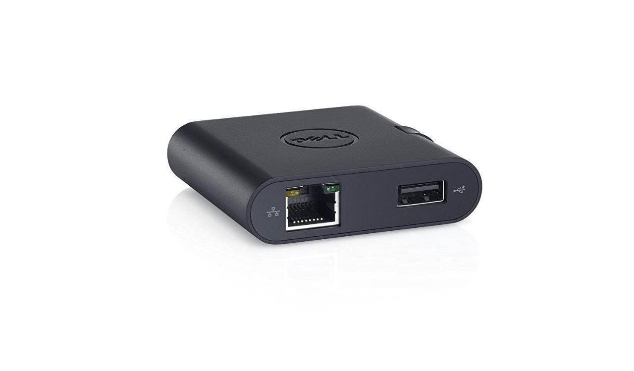 Dell DA100 USB 3.0 to HDMI VGA Ethernet USB 2.0 UNIVERSAL ADAPTER- 54DNX