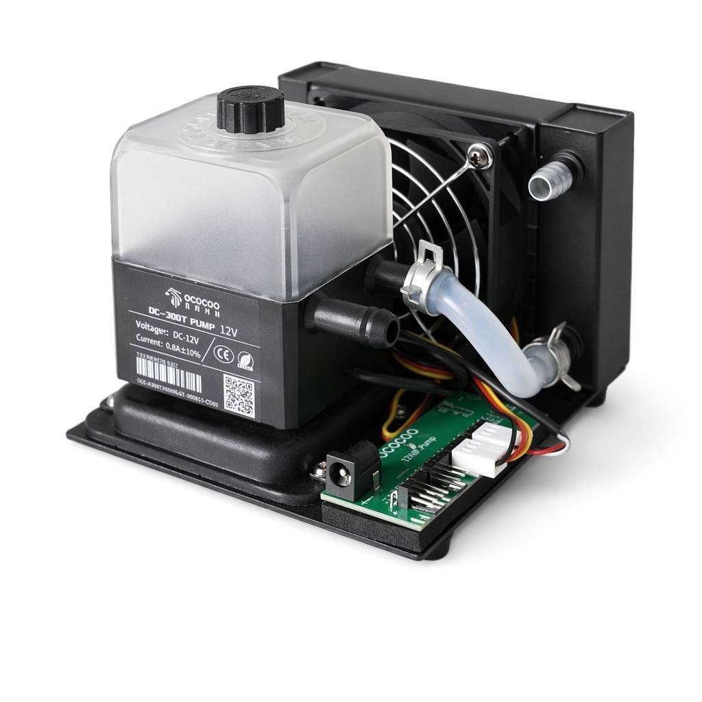 OCOCOO External Water Cooling Station 12V/24V AIO Radiator for 3D Printer Laser