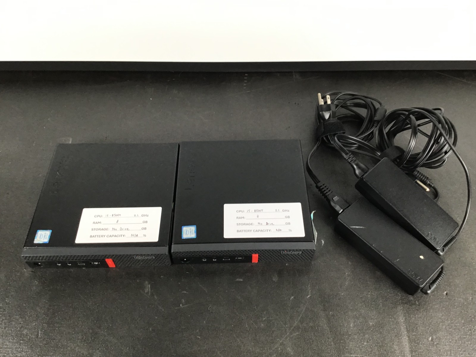 Lenovo ThinkCentre M720q Micro Intel i5-8500T 2.1GHz 8GB RAM No HDD w/ 90w A/C ~