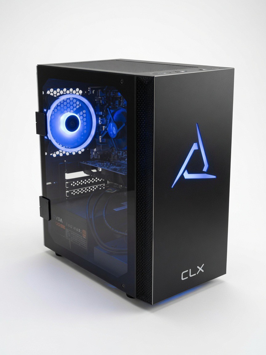 CLX Gaming Desktop | Intel CPU | 8-16GB RAM | Nvidia/AMD GPU | 256GB SSD