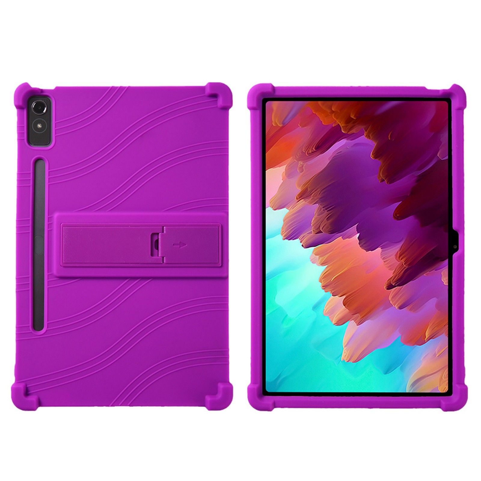 Case For Lenovo Tab P12/Lenovo XiaoXin Pad Pro 12.7in 2023 Silicone Stand Cover
