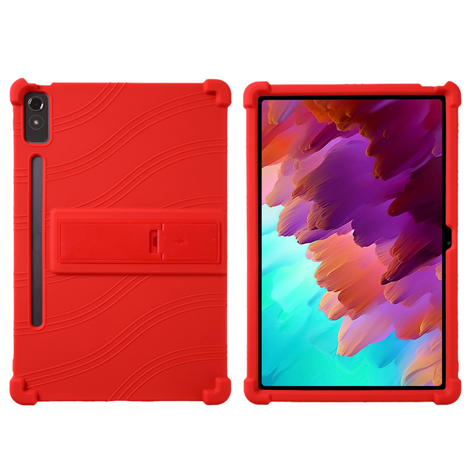 Case For Lenovo Tab P12/Lenovo XiaoXin Pad Pro 12.7in 2023 Silicone Stand Cover