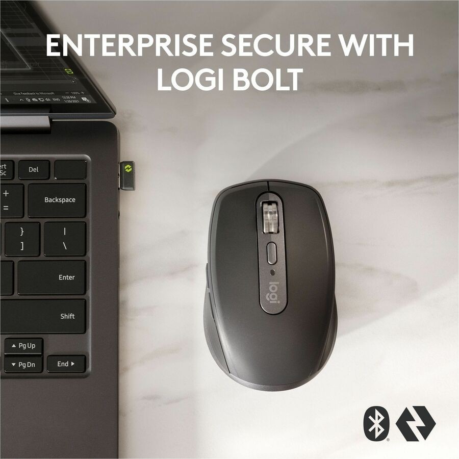 Logitech 910-006956 MX Anywhere 3S Wireless Mouse for Business – Graphite
