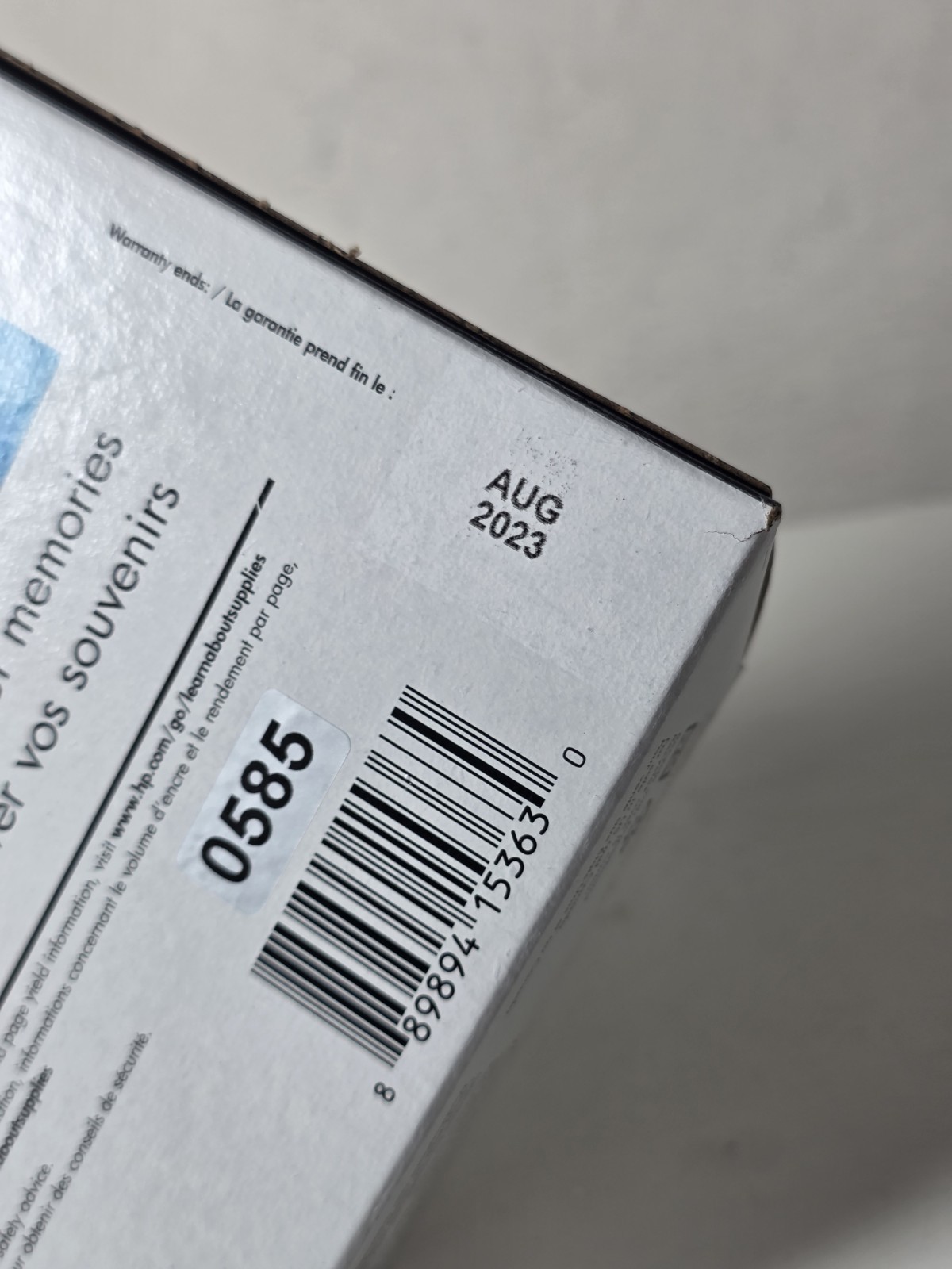 HP 62 2-pack Black Tri-color Original Ink Cartridges EXP Aug 23 New Sealed