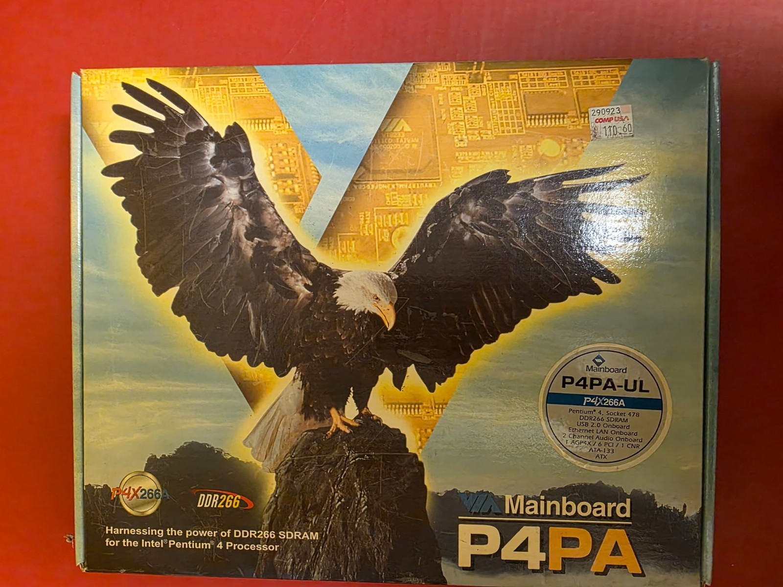P4PA Socket 478 Processor supported VIA P4X266A AGP/PC