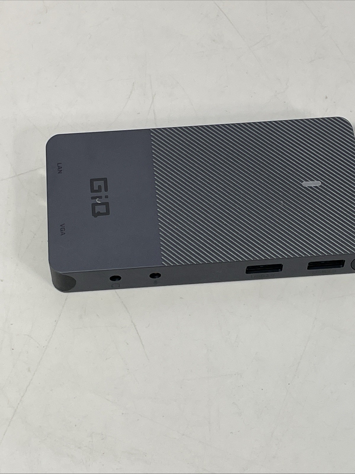 USB Docking Station GIQ USB C hub USB 3.0 to Dual HDMI VGA (3) Pre Owned