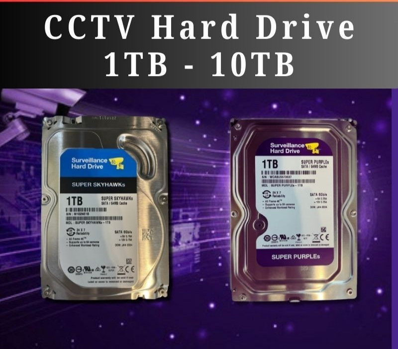 HARD DRIVE 3.5″ 1TB 2TB 3TB 4TB 6TB 10TB SATA HDD CCTV DESKTOP PC DVR CCTV NAS U