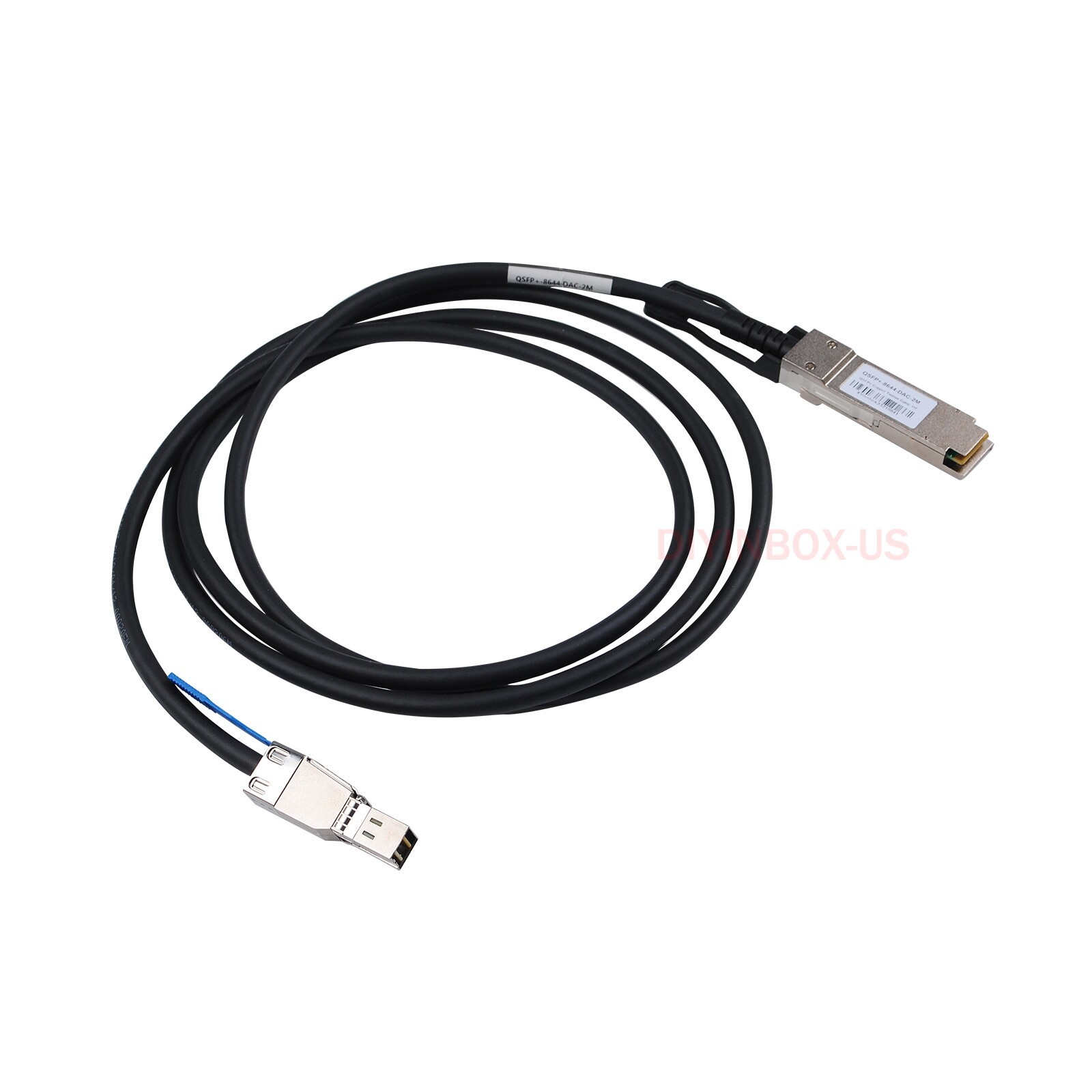 External SAS Cable QSFP SFF-8436 to SFF-8644 HD Mini SAS Connector Cable 2-Meter
