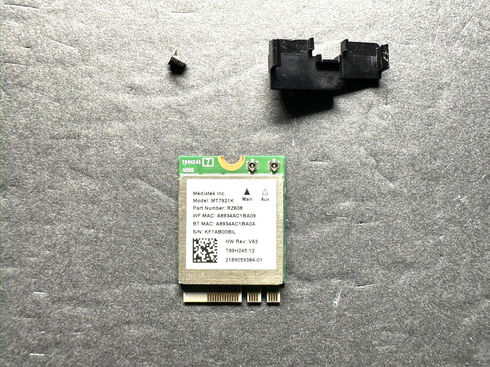 🔥🔥🔥MEDIATEK MT7921K PCIE M.2 2230 802.11AX WLAN BLUETOOTH 5.0 WIFI CARD RZ608