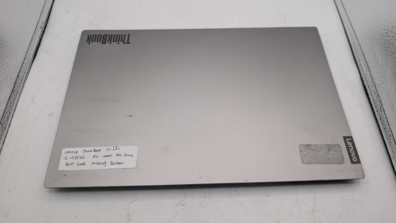 Lenovo ThinkBook 15-IIL Intel Core i5-1035G1 No RAM NO SSD REPAIRS ONLY READ