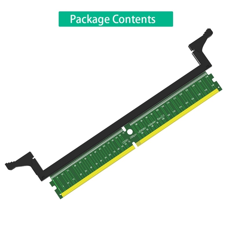DDR5 UDIMM 288Pin Desktop PC Memory Test Protections Card Slot with Long Latches