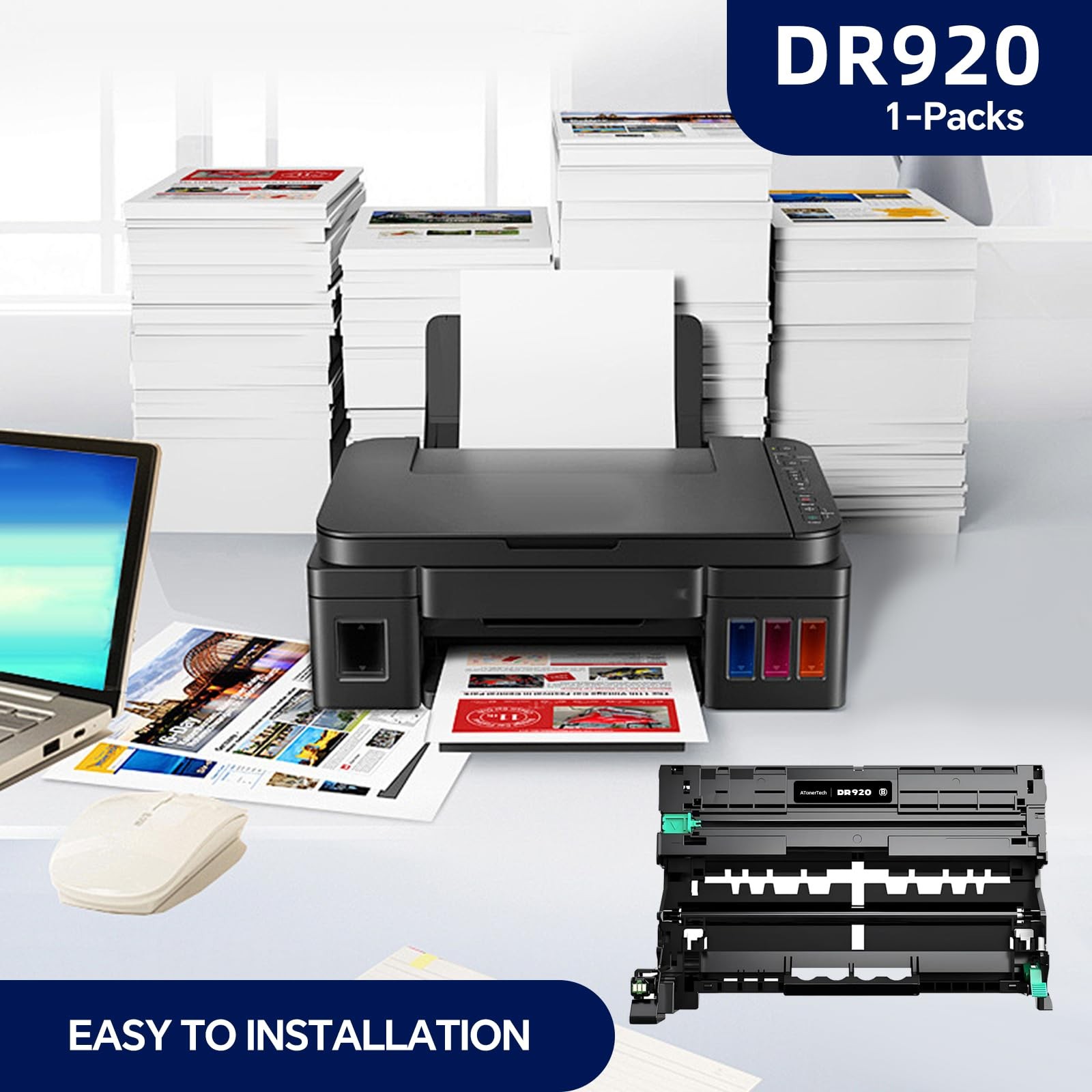 DR920 / DR-920 Drum Unit for Brother DR920 TN920 TN920XL with HL-L6210DW HL-L…