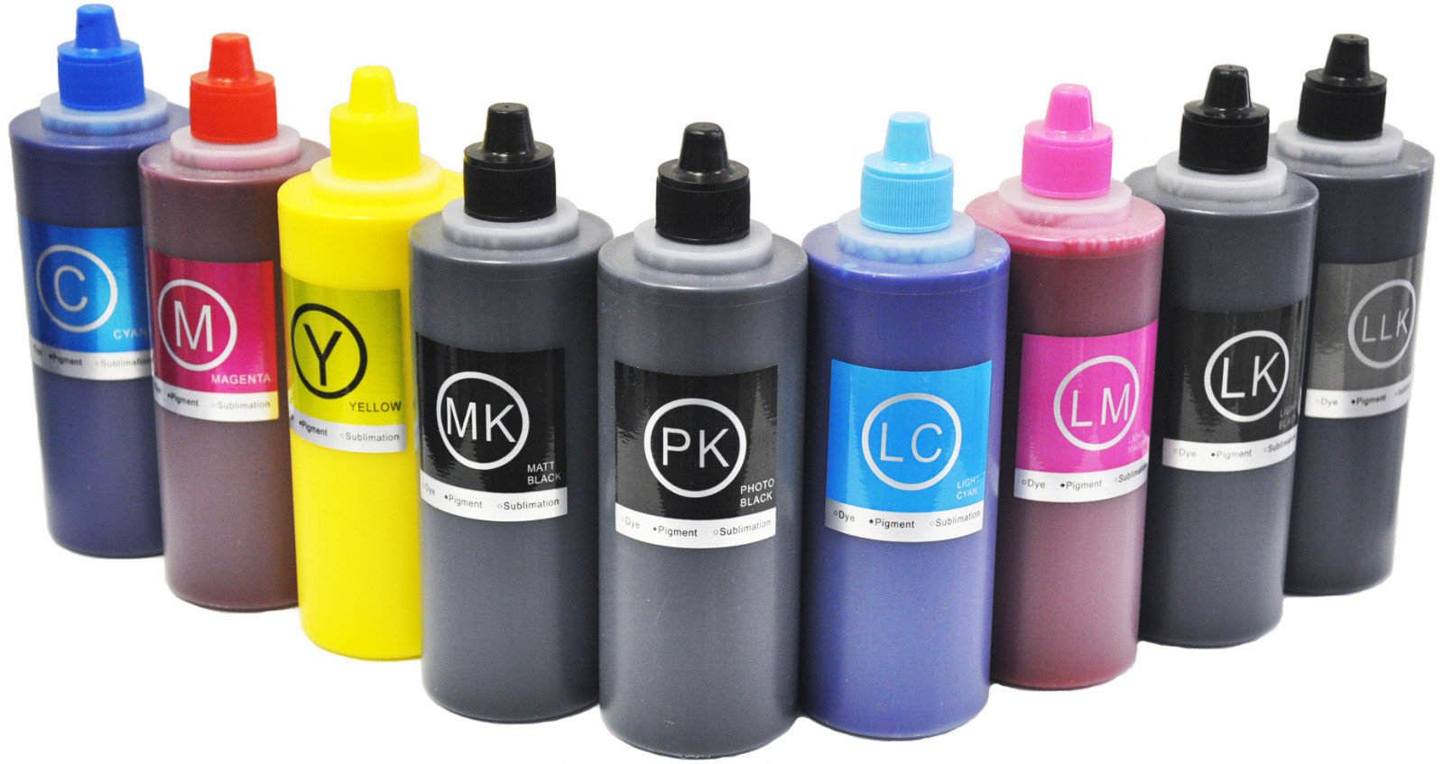 9X200 Pigment Bulk Ink,for Epson 2800 3800 4800 7800 9800,UltraChrome K3,Anti-UV