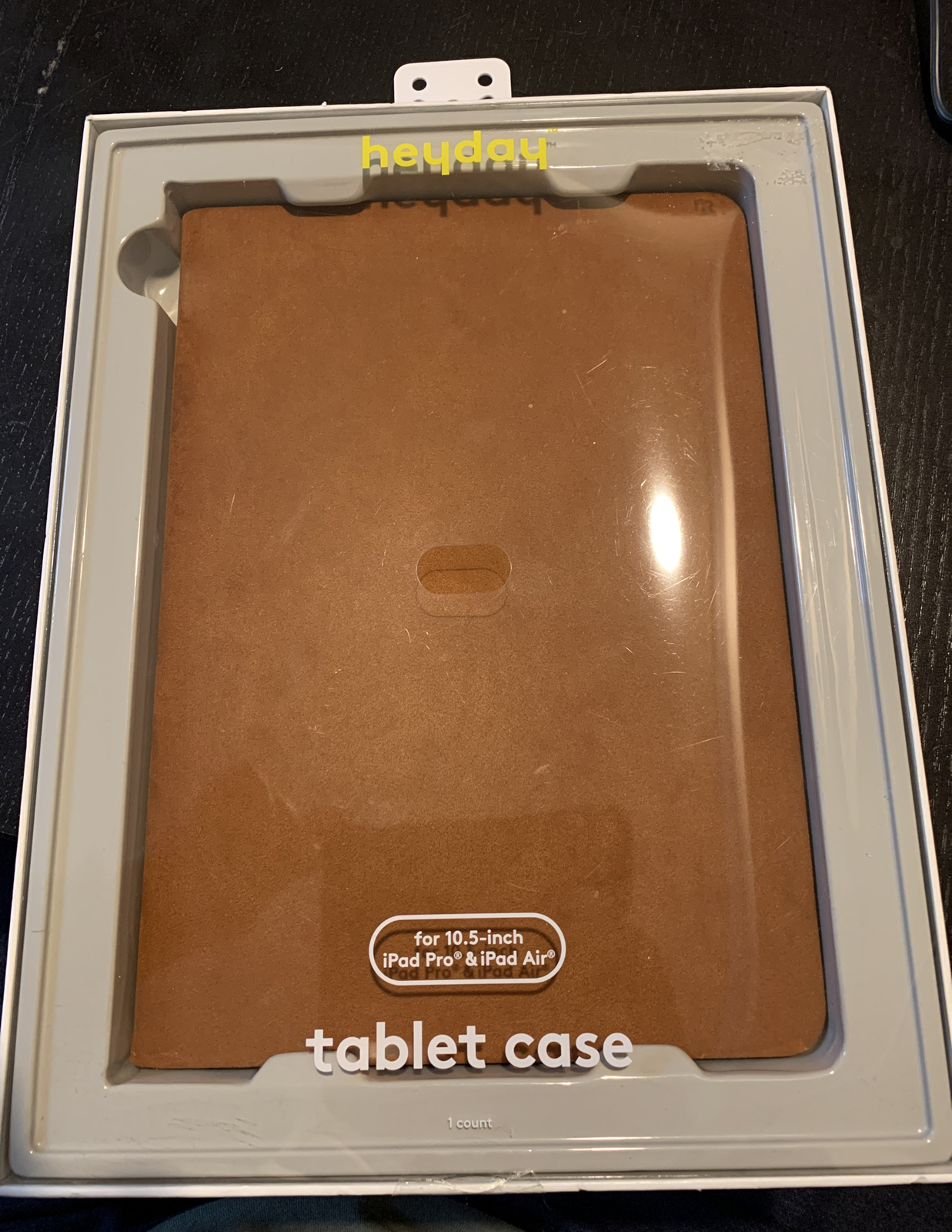 heyday Faux-Suede Case for 10.5-inch iPads Tablet in Tan