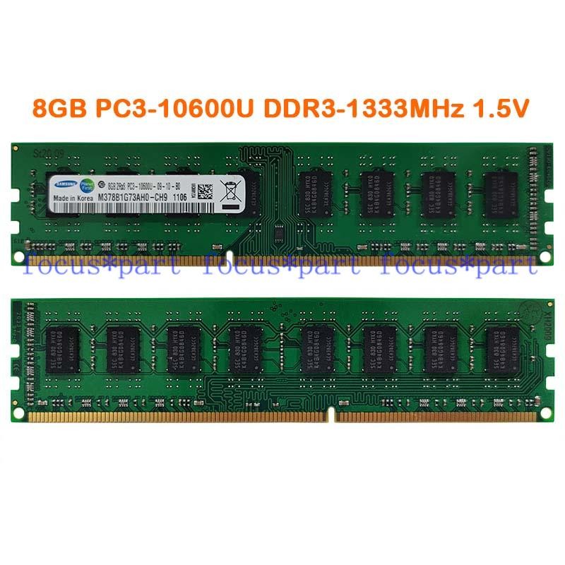 Samsung 8GB/16GB/32GB DDR3/DDR3L 1333 1600 MHz 10600/12800 Desktop Memory 240pin