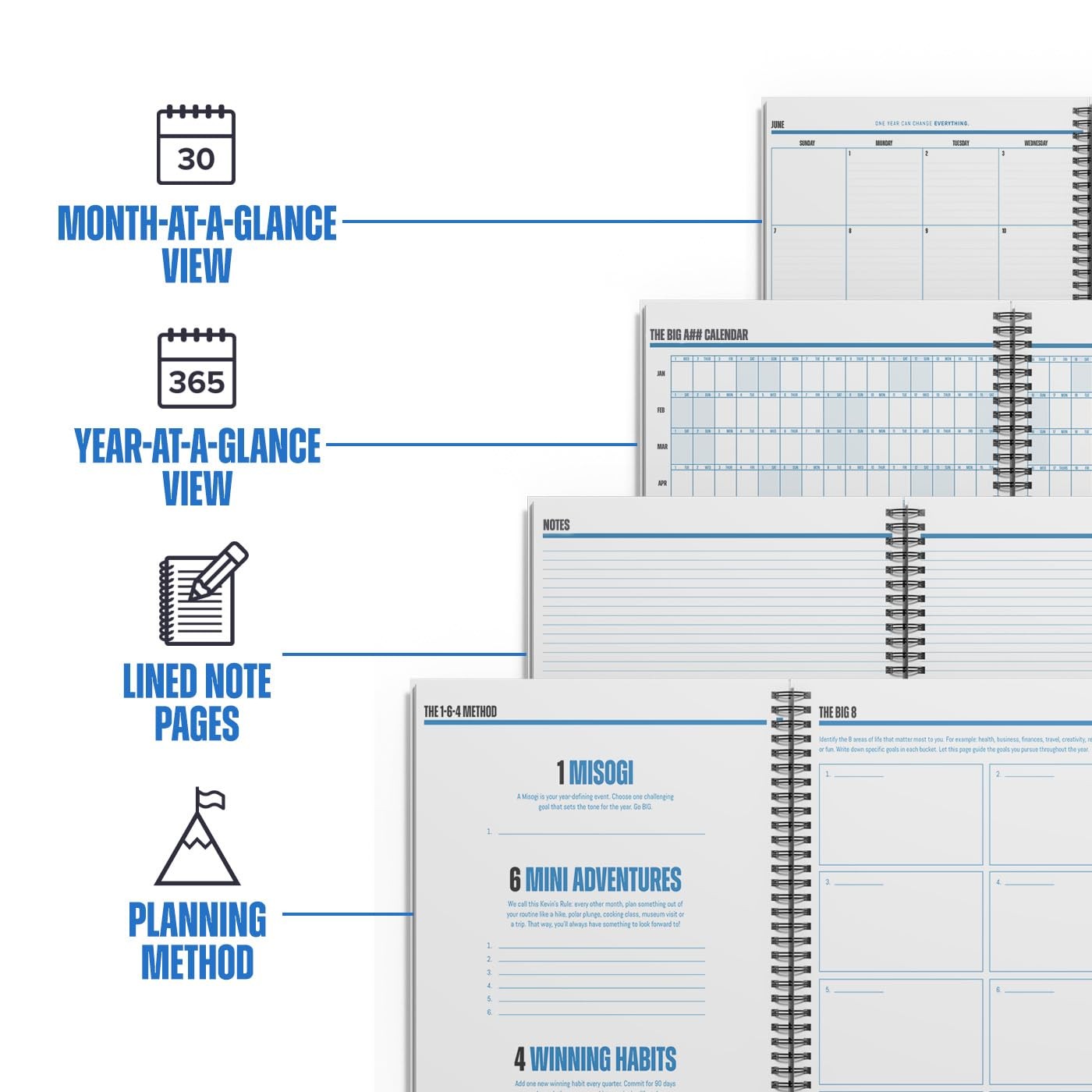 Monthly Planner 2026 2027 11×14 Expands 22×14 Dry Erase Whiteboard Academic Year