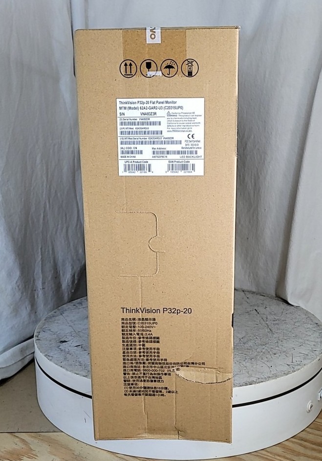 NEW SEALED BOX LENOVO P32p-20 C20315UP0 LCD Monitor 32″ HDMI USB-C DP SEE NOTES