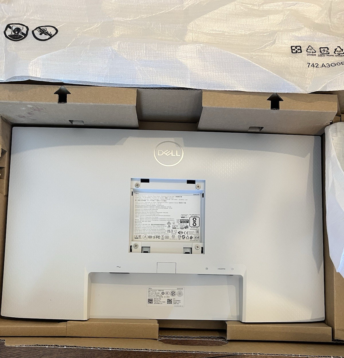 Dell 24″ Full HD (1920 x 1080) IPS Ultra-Thin Monitor (S2421HS) OPEN BOX