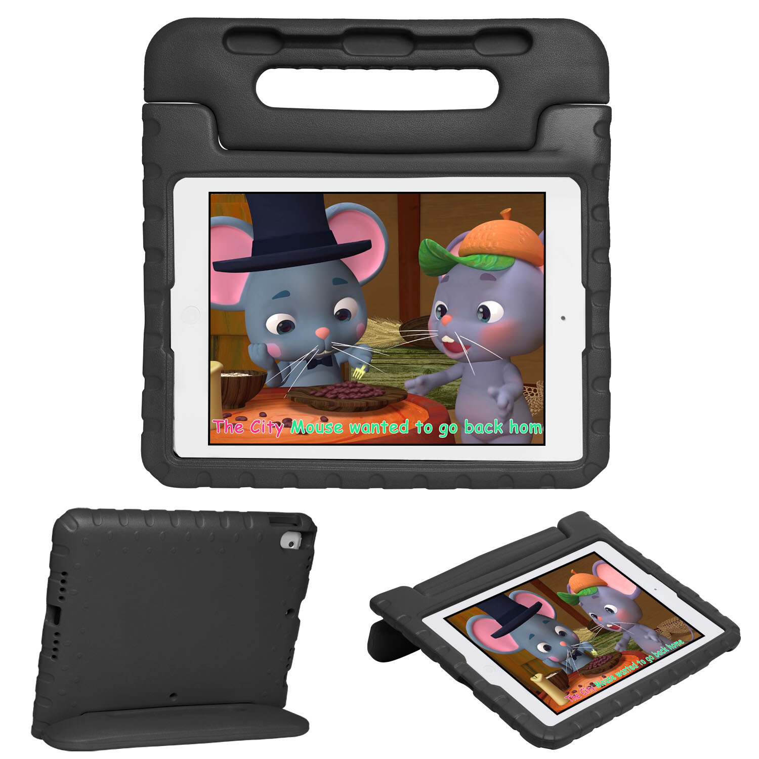 Kid Portable EVA Stand Case For iPad 5th 6th 7th 8th 9th Generation 10.2″ 9.7″