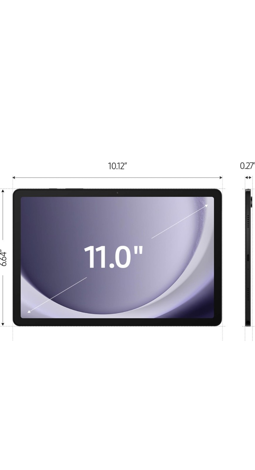 Samsung Galaxy Tab A9+ 11.0″ 64GB Gray Wi-Fi 2023 & 5G