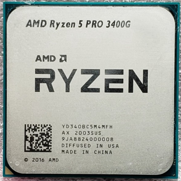 AMD Ryzen 5 PRO 3400G 3.7GHz Quad-Core Socket AM4 CPU Processor