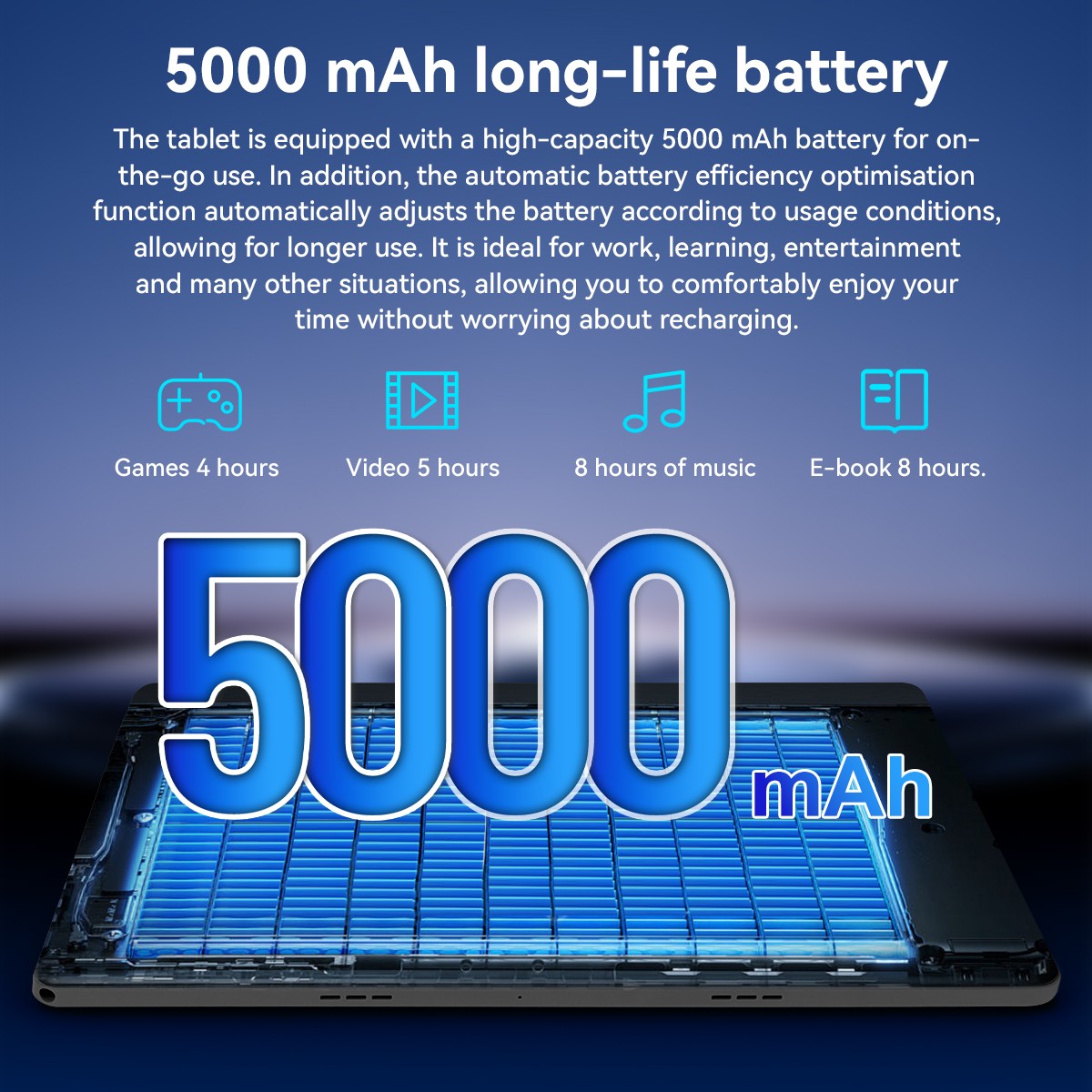 10.1 inch Android 15 Tablets HD Touchscreen Octa-Core 20GB RAM+128GB Dual Camera