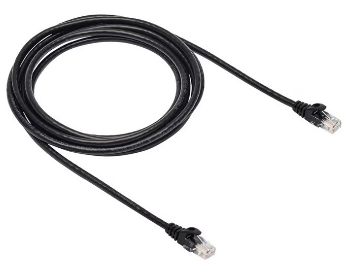NEW Amazon Basics 10 Foot Black RJ45 CAT 6 Ethernet Patch Cable 10Gbps 250MHz