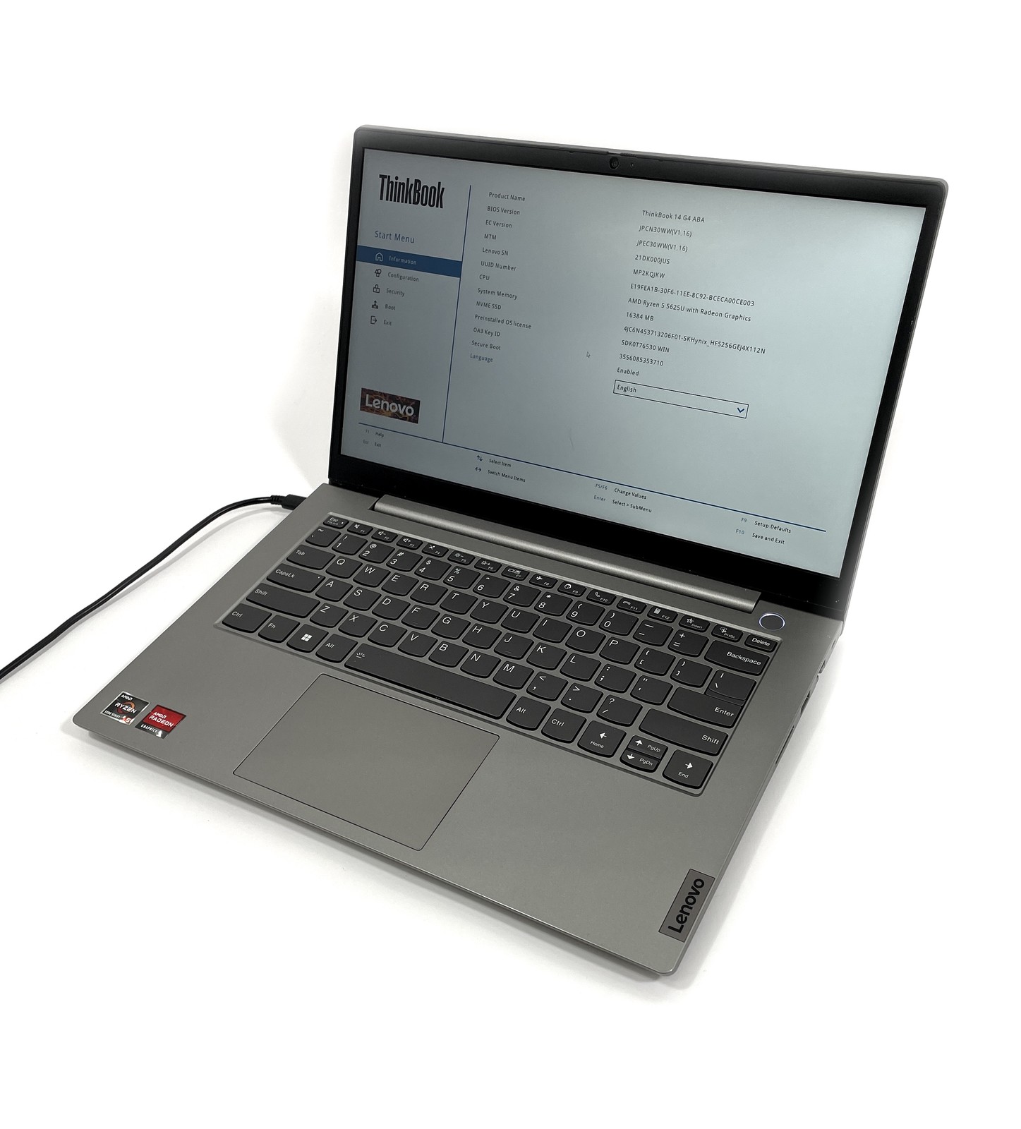 Lenovo ThinkBook 14 G4 Laptop ABA Ryzen 5 5625U 256GB SSD 16GB RAM – Win 11 Pro