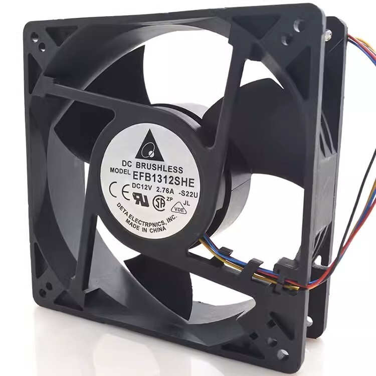 DELTA EFB1312SHE 12V 2.76A 12738 Cooling Fan