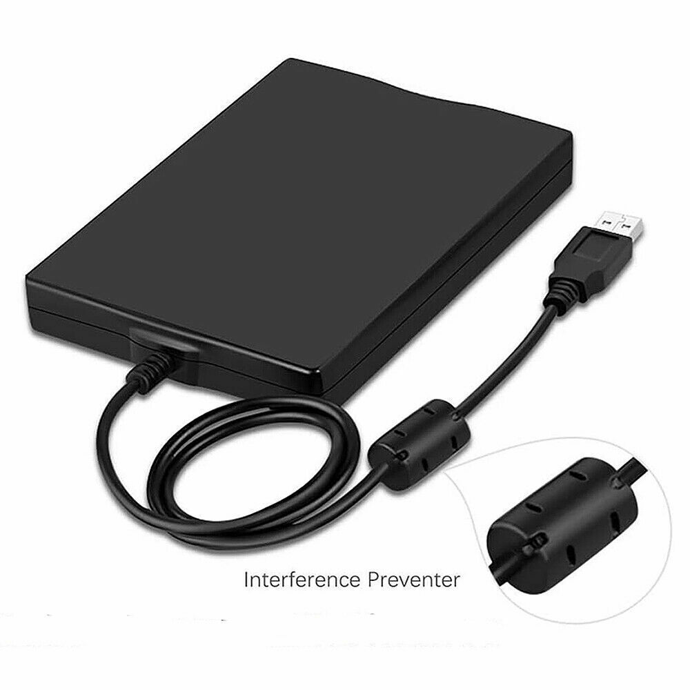 USB 2.0 3.5 inch Portable External Floppy Disk Drive 1.44Mb Reader FDD PC Laptop