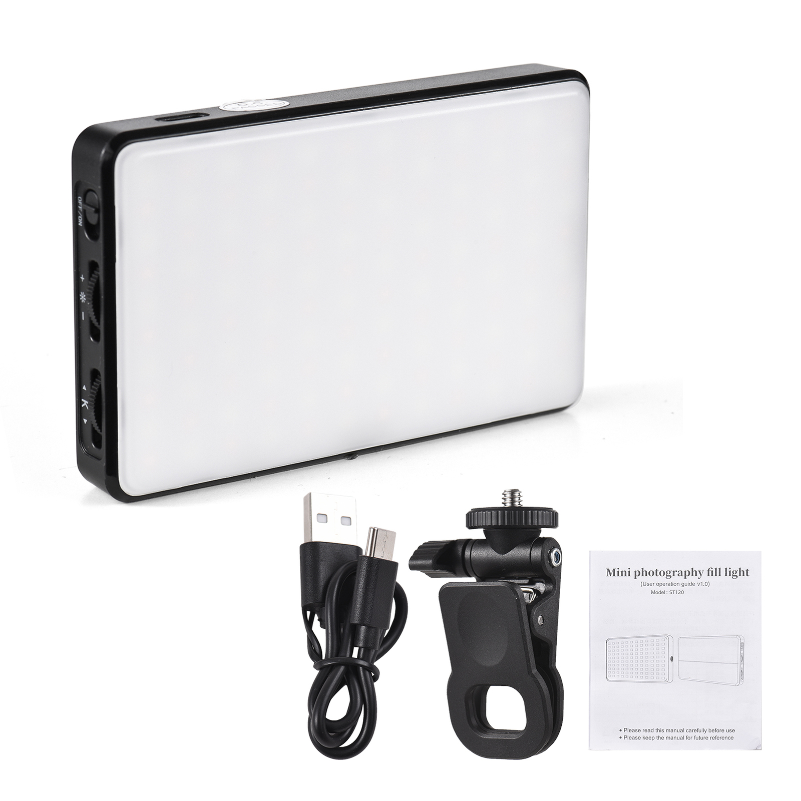 Pocket Clip-on LED Video Light Computer Tablet for Phone Video Conference Q9K3