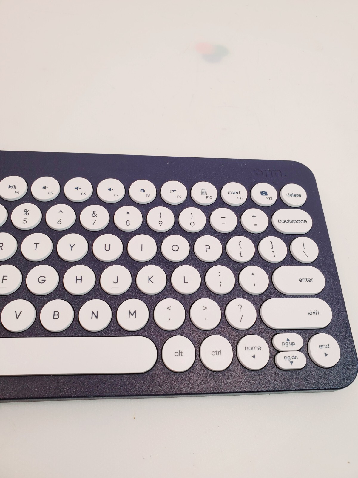 Blue Compact Portable Wireless Keyboard English 78 Keys Qwerty No Nano Receiver