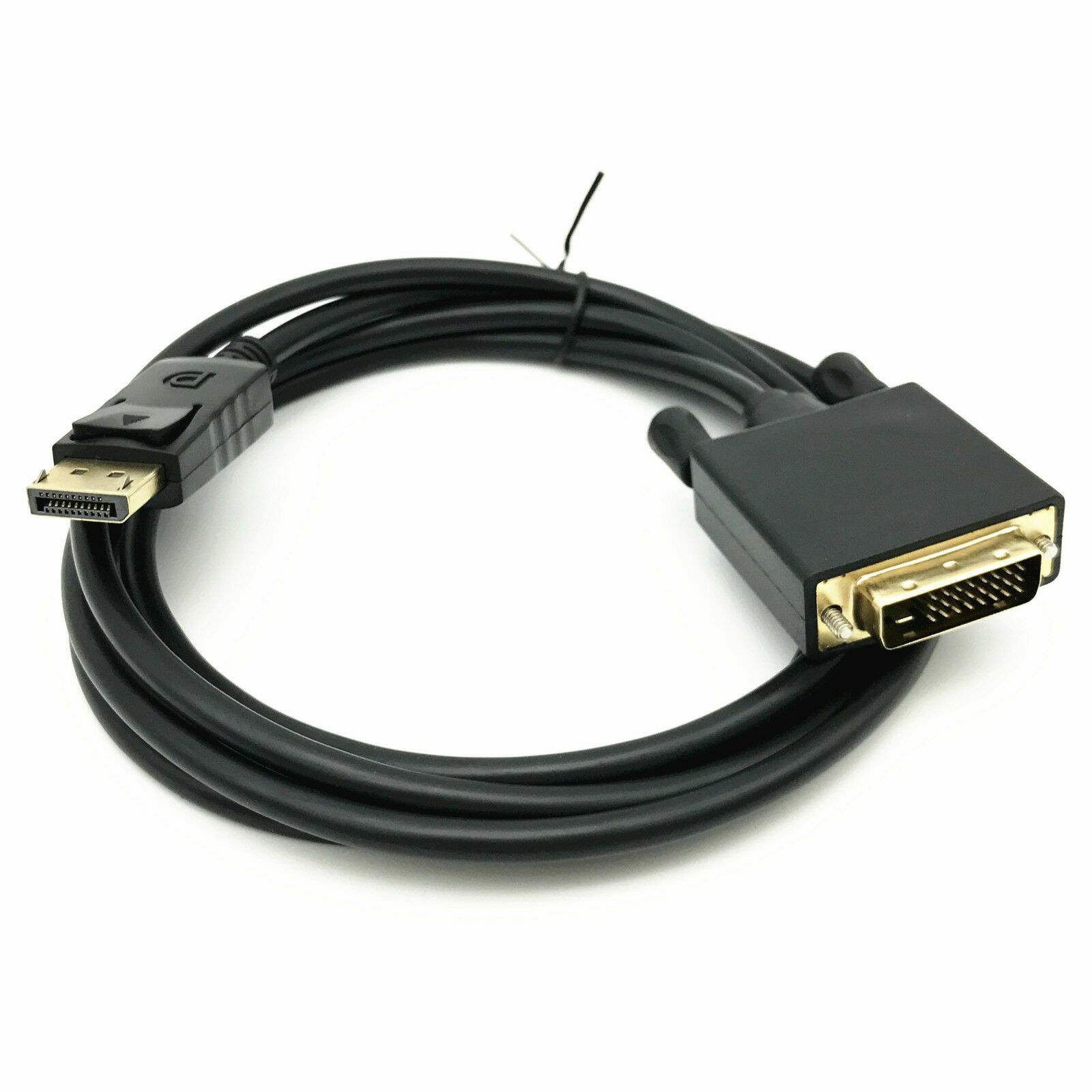 6 Feet Gold Plated DisplayPort DP to DVI-D Male Dual Link Cable Adapter 1080p