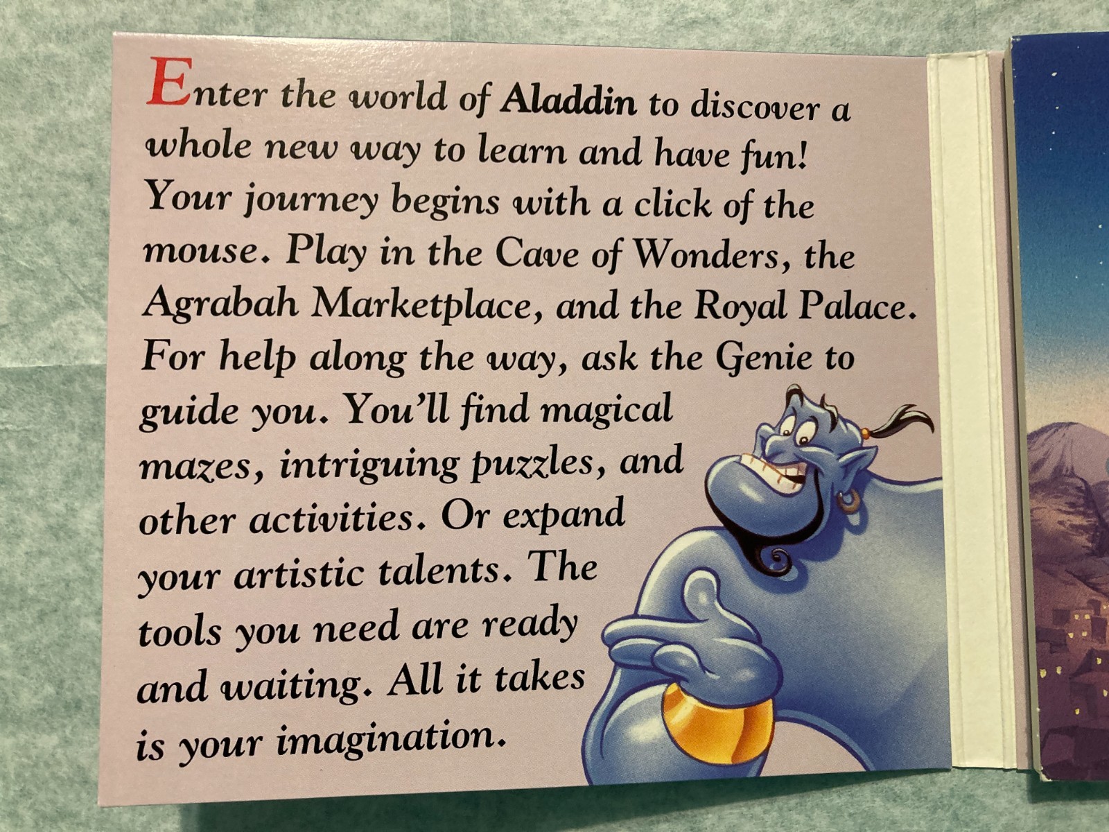 Lot Of 2 Disney Animated Storybook Toy Story – Aladdin CD-ROMs Windows Or Mac