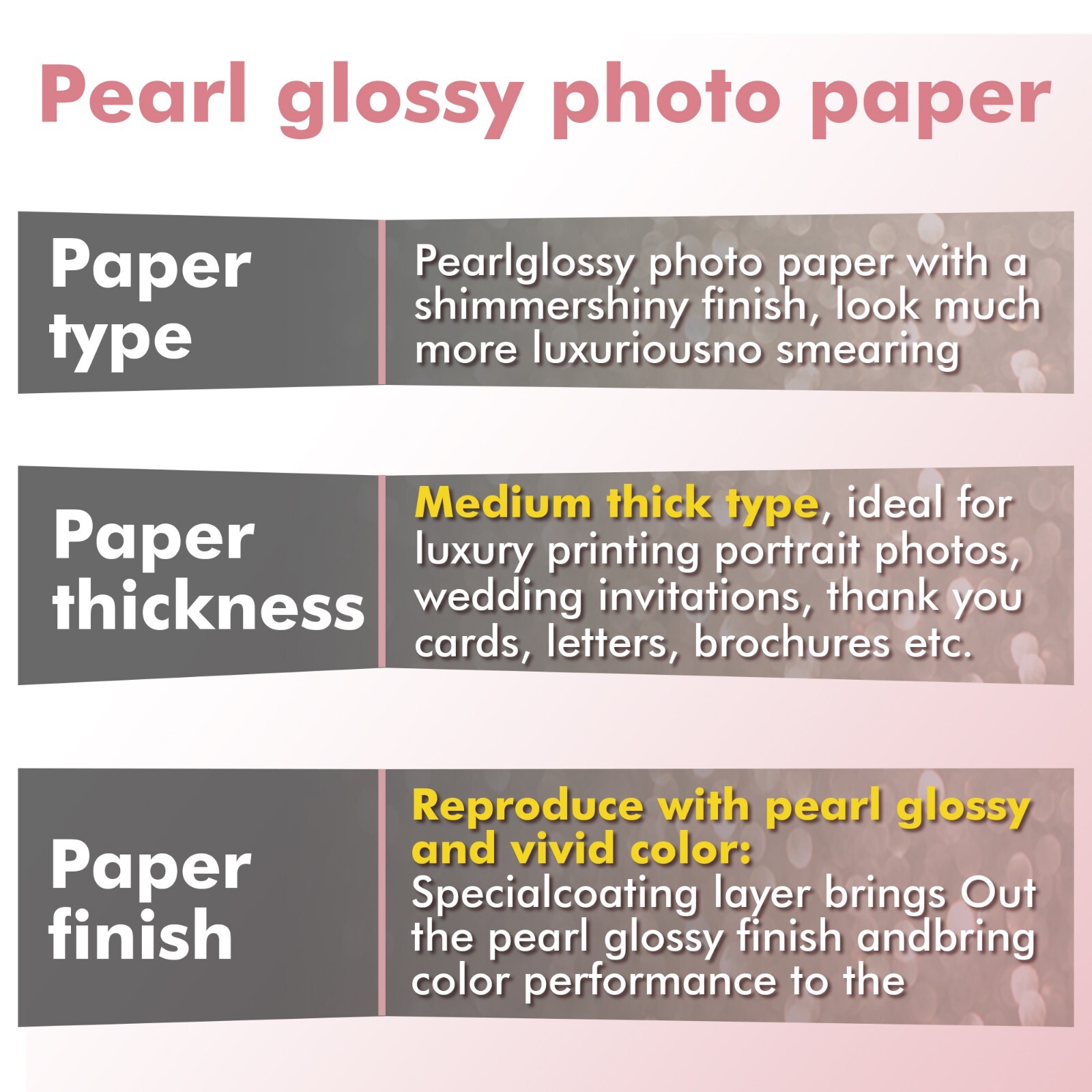 Koala Pearl Glossy Photo Paper 8.5×11 48lb 10Mil for Inkjet & Laser Printer 180g