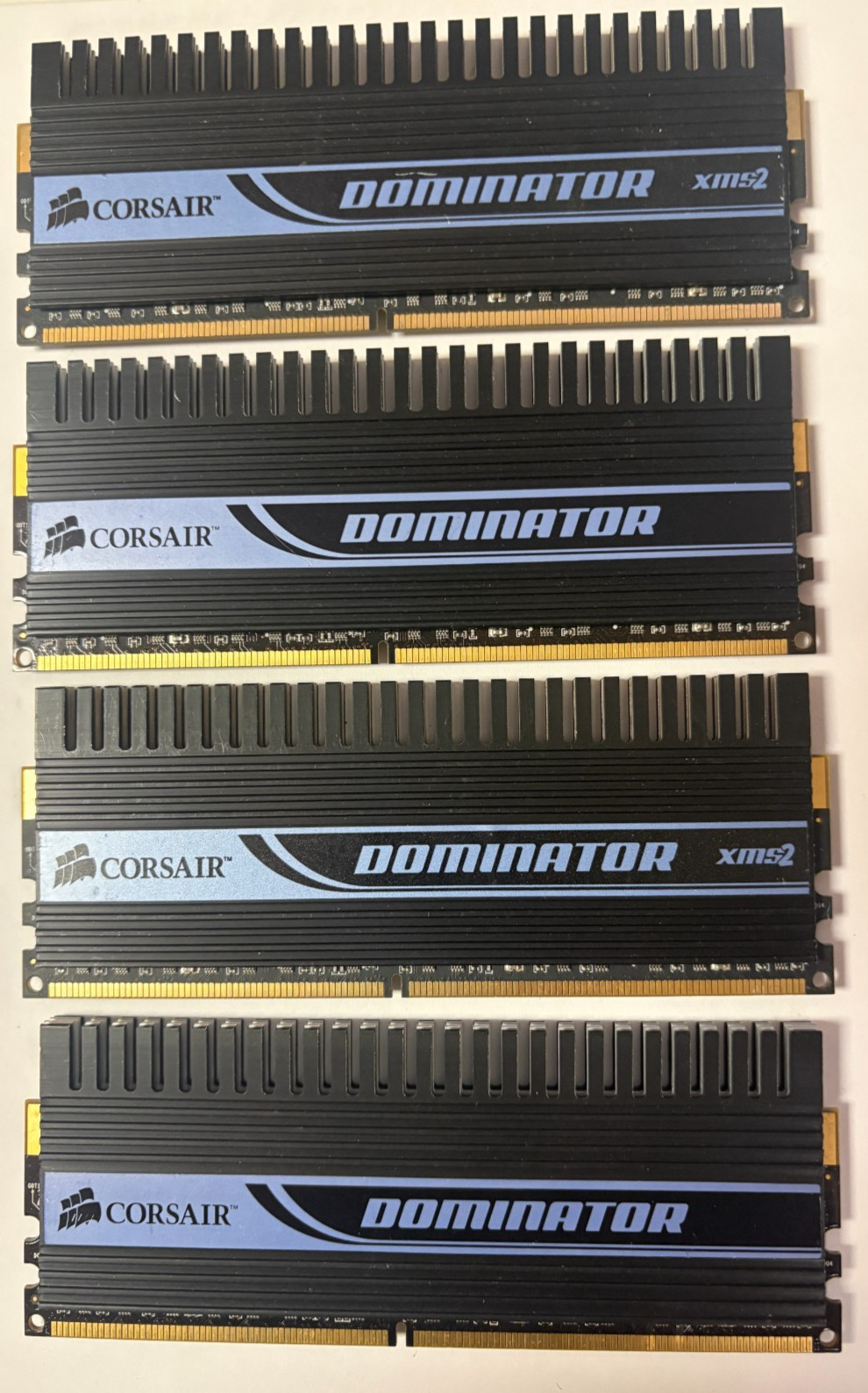 Corsair 4gb Dominator XMS2-8500 (4x1GB) DDR2 1066MHz CM2X1024-8500C5D RAM Tested