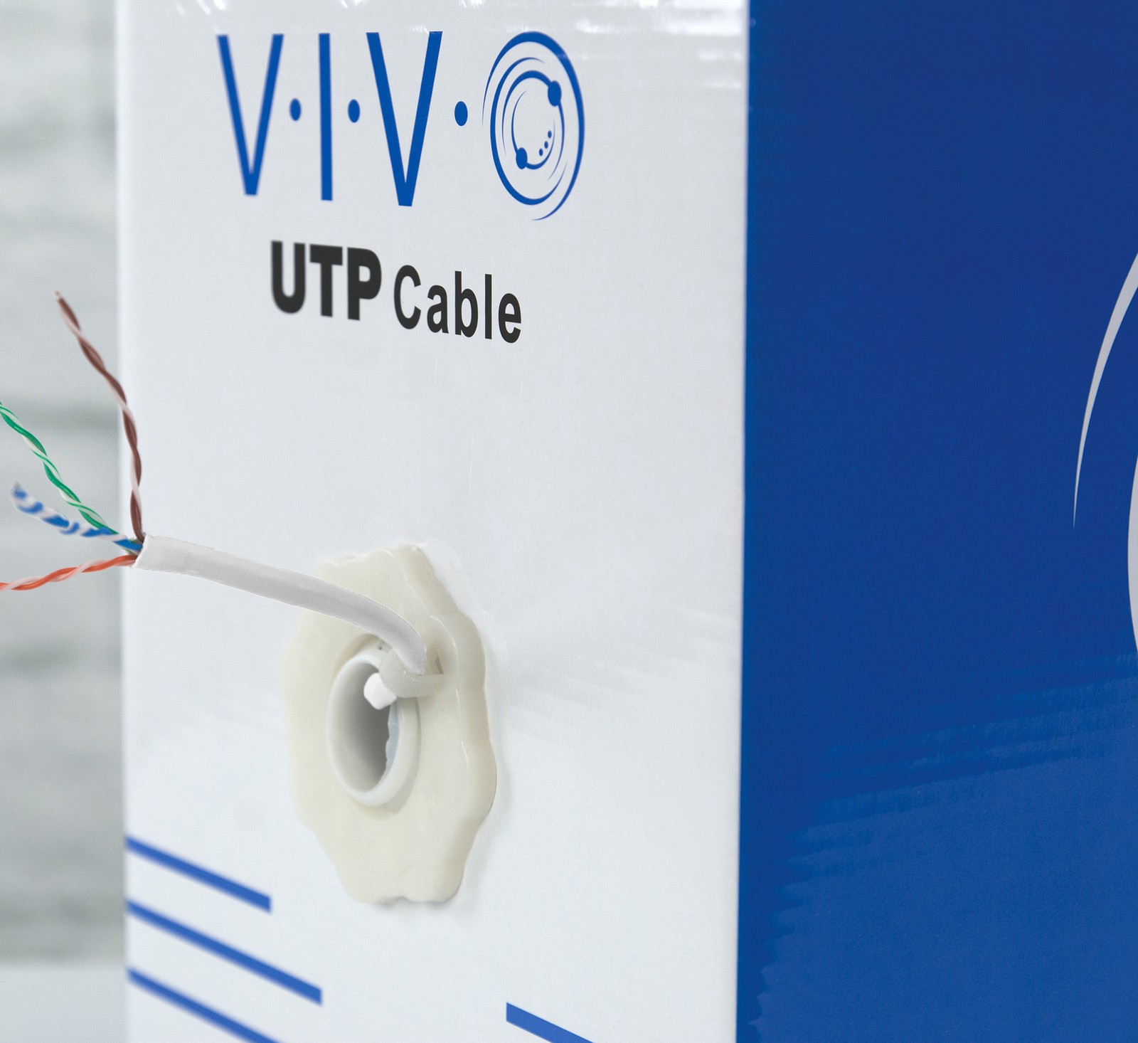 VIVO 250ft bulk Cat6 Ethernet Cable / Wire UTP Pull Box 250 ft Cat-6 White LAN