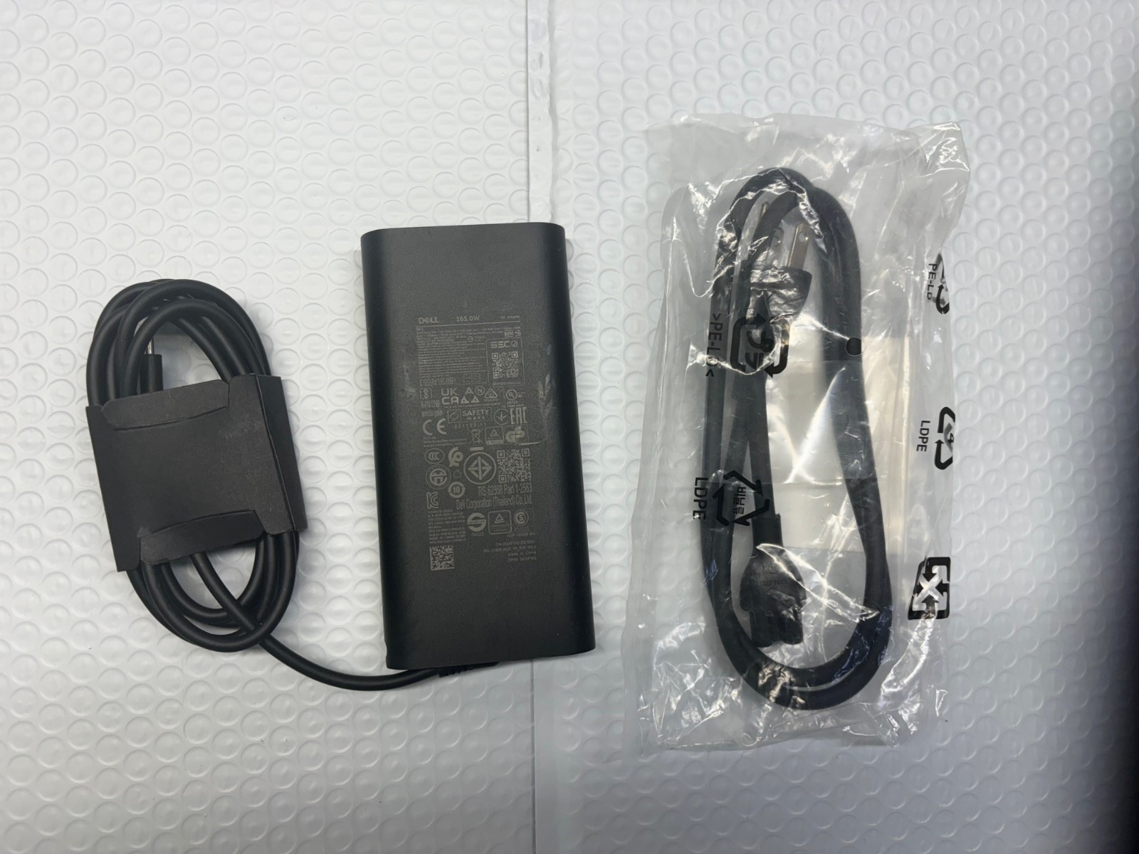 Original Dell 165W USB-C GaN Power Charger Adapter for Dell XPS 15 17 HA165PM210