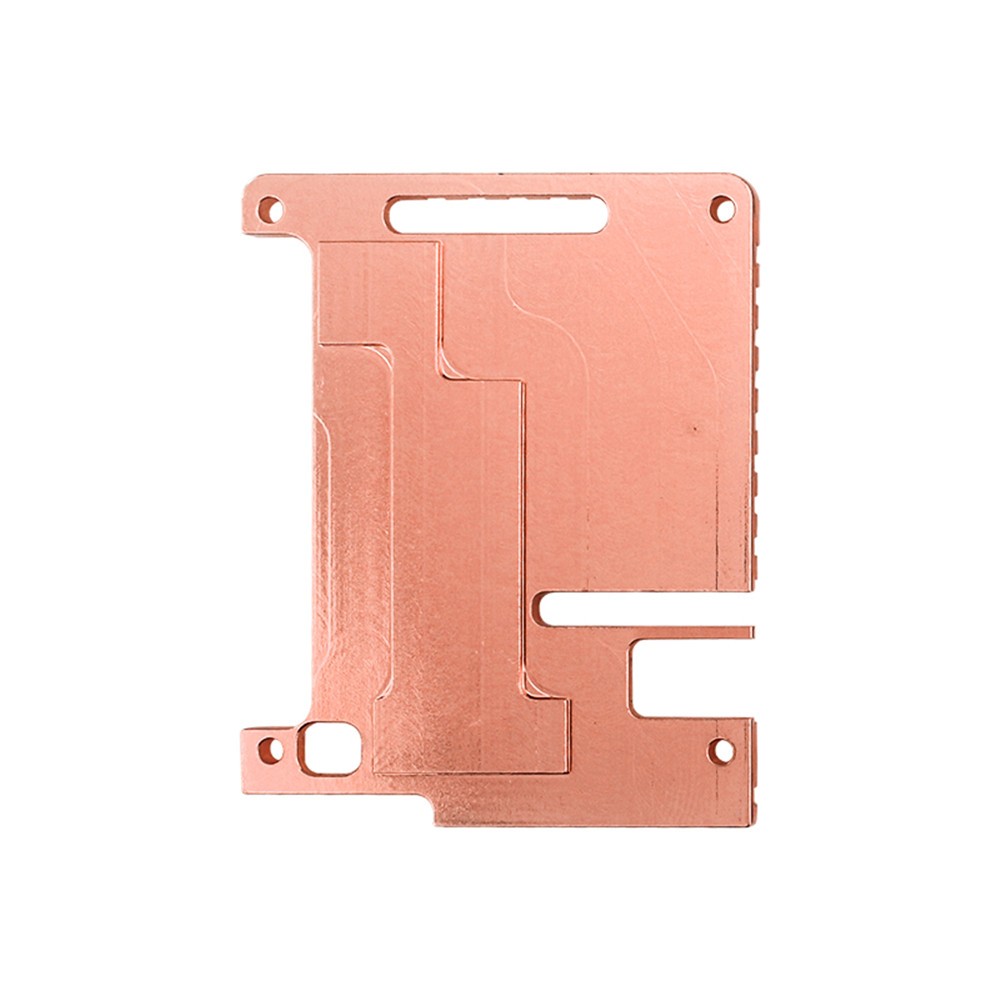 Thin Copper Heatsink Protection Passive Cooling Case Kit For Raspberry Pi 4B