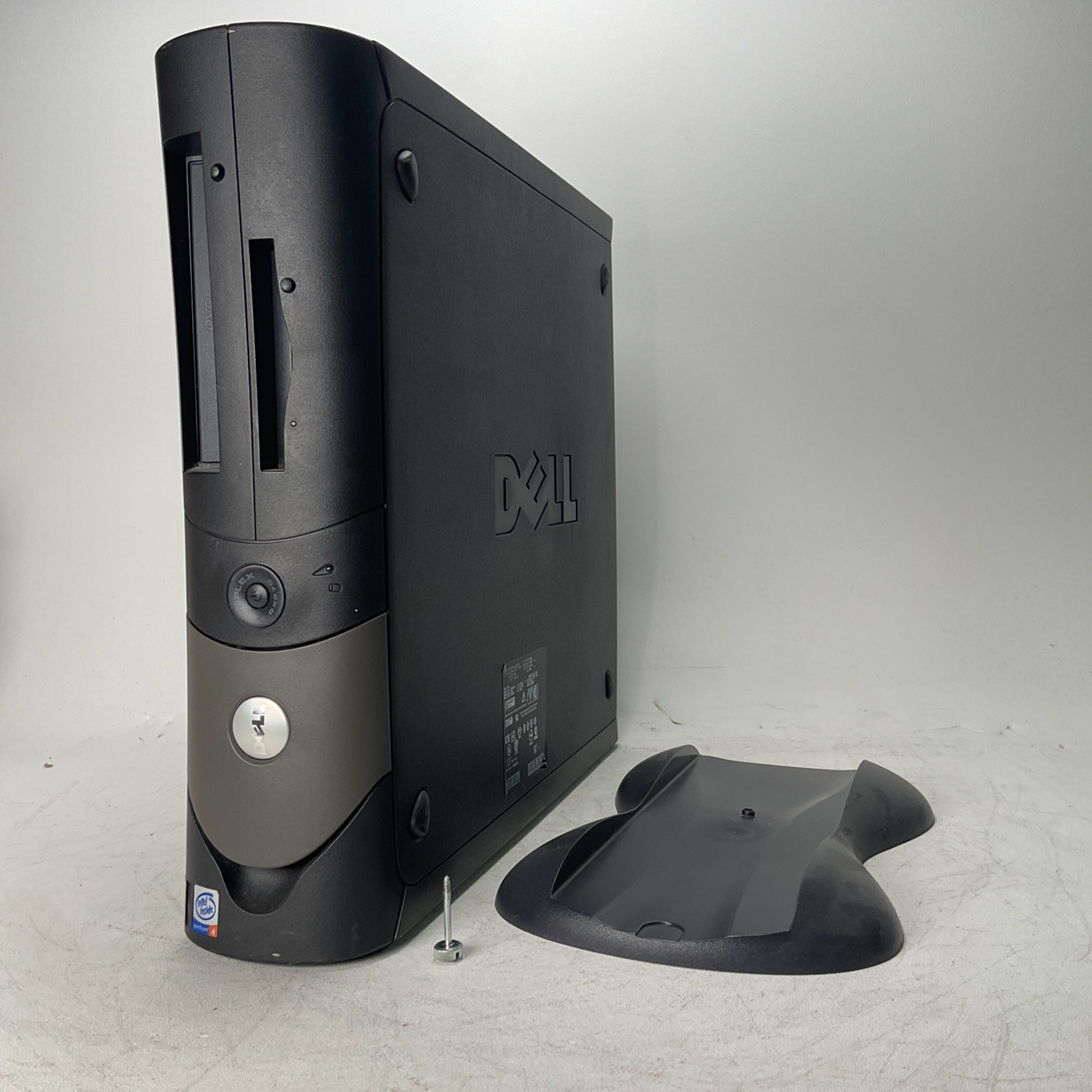 Vintage Dell Optiplex GX270 Desktop Tower W/ Stand & Screw – No HDD / Ram READ