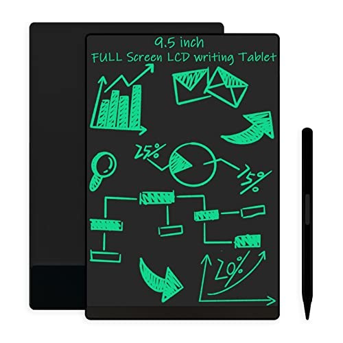 LCD Writing Tablet 9.5 Inch with Magnetic Backing, Ultra-Slim Reusable 9.5in