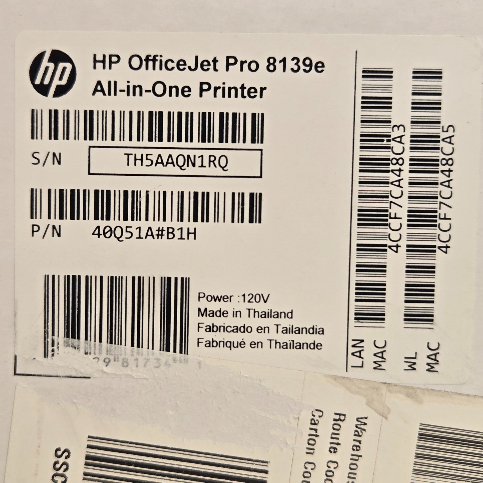 HP OfficeJet Pro 8139e Wireless All-in-One Printer – 1 Full Year Instant Ink NEW